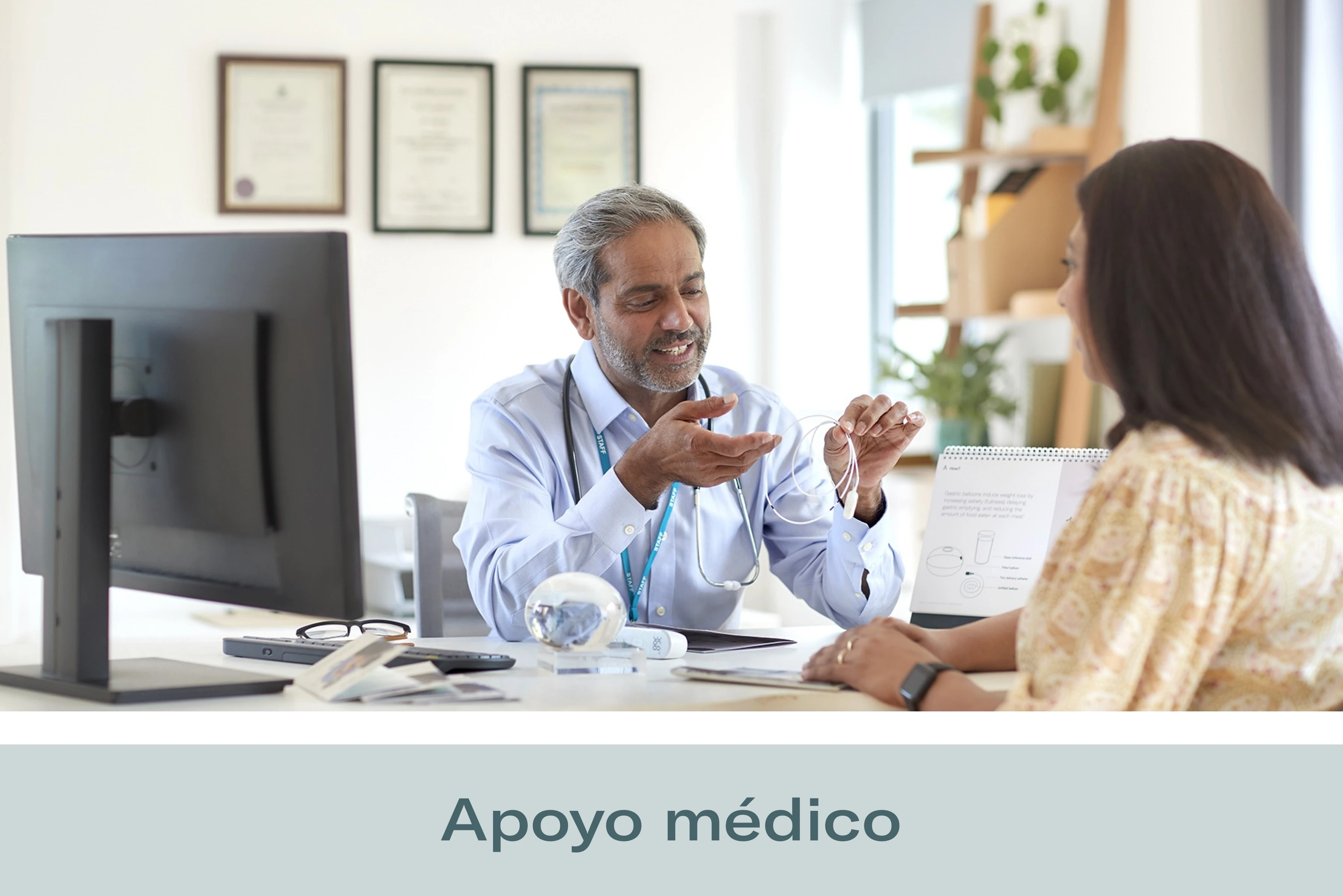 Apoyo médico